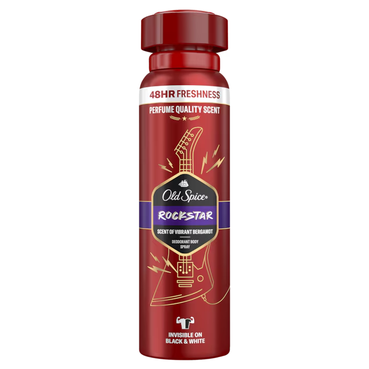 Deodorant spray Rockstar fara aluminiu, 150ml, Old Spice