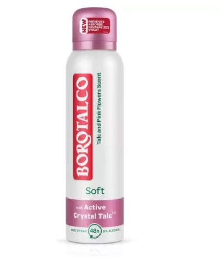 Deodorant spray Soft, 150 ml, Borotalco