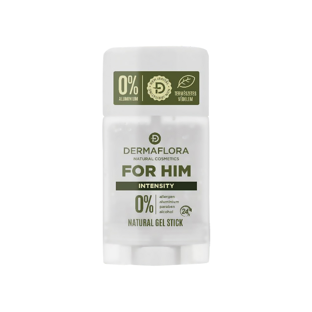 Deodorant stick gel pentru barbati 0% aluminiu Intensity, 50ml, Dermaflora