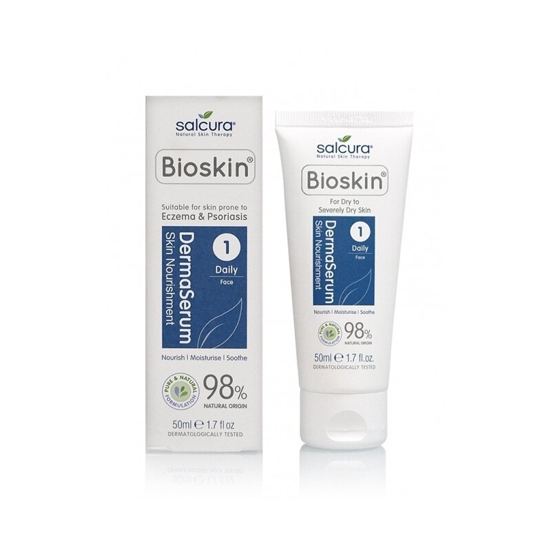 Dermaserum - ser facial super hidratant, pt. ten predispus la eczeme, psoriazis sau mancarimi, Salcura, 50 ml