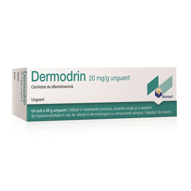 Dermodrin unguent, 20 mg/g, Montavit | 20 g