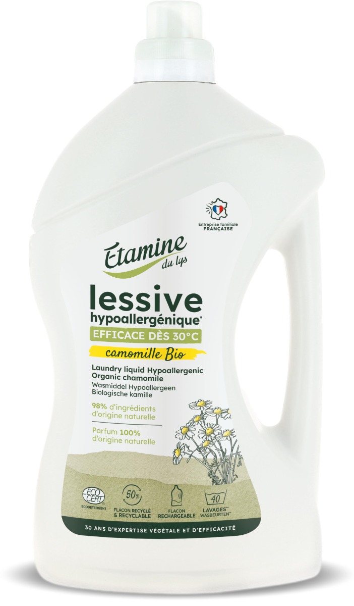 Detergent bio hipoalergenic pentru rufe cu parfum de musetel, 2000ml, Etamine