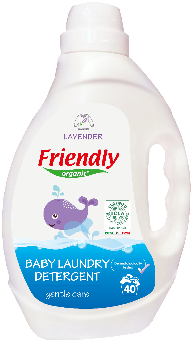 Detergent de rufe cu lavanda, 2000ml, Friendly Organic
