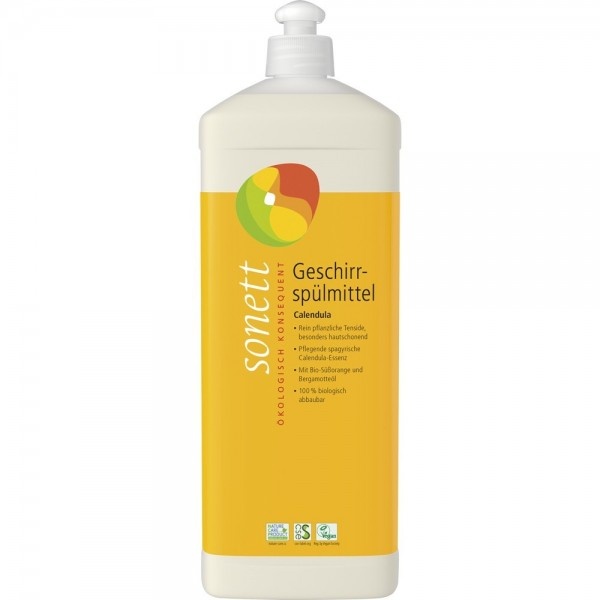 Detergent de vase cu galbenele eco pentru spalare manuala, 1L, Sonett