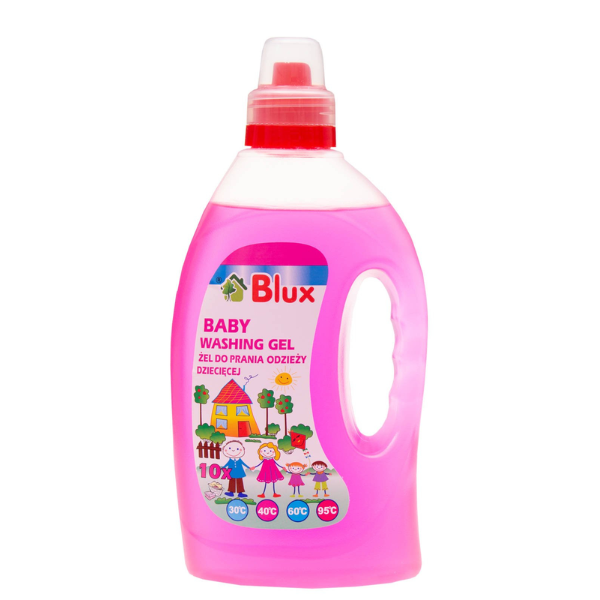 Detergent gel lichid de rufe pentru copii, Blux | 1 l
