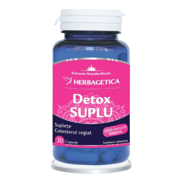 Detox Suplu, Herbagetica | 30 capsule