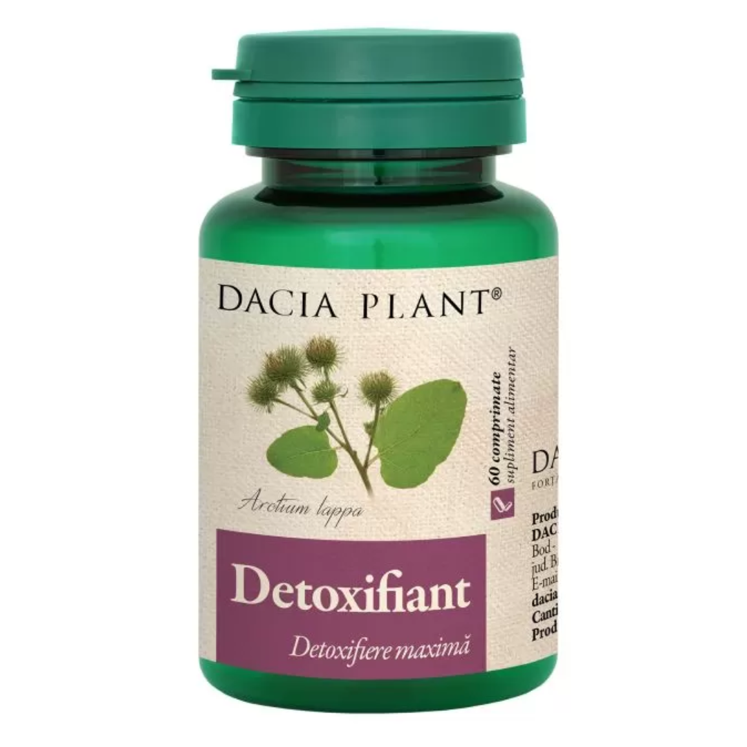 Detoxifiant, 60 comprimate, Dacia Plant