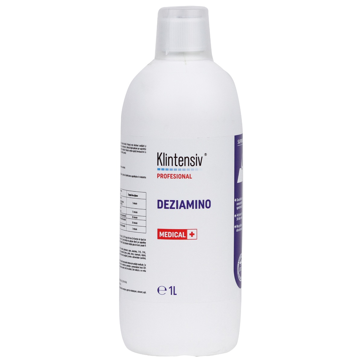 Dezinfectant concentrat pentru suprafete, fara clor, DEZIAMINO, 1L