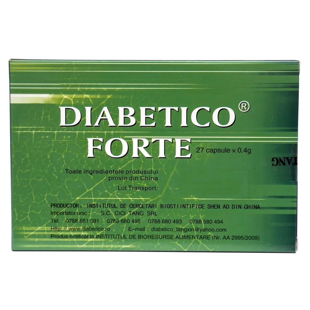 Diabetico Forte, 27 capsule