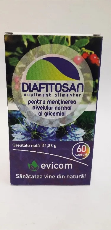 Diafitosan, 60 capsule, Evicom