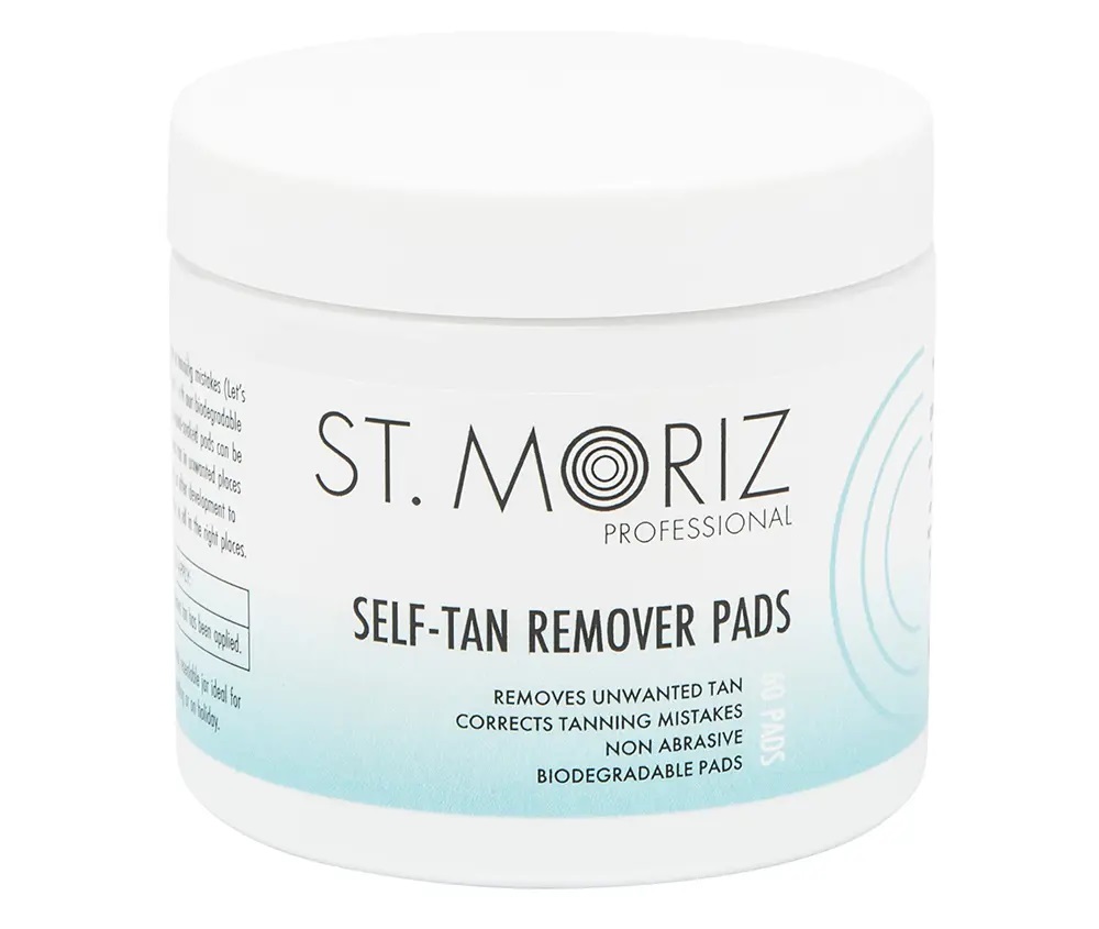Dischete pentru indepartarea bronzului Self-Tan Remover Pads, 60 bucati, St. Moriz