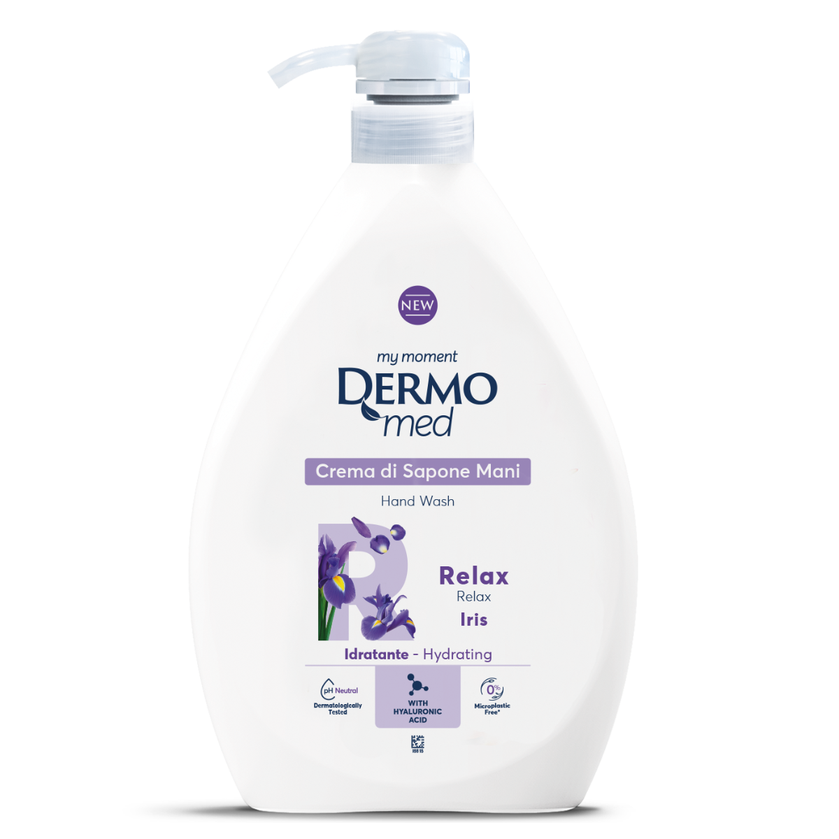 Dispenser Sapun lichid crema cu Iris, 1000ml, Dermomed