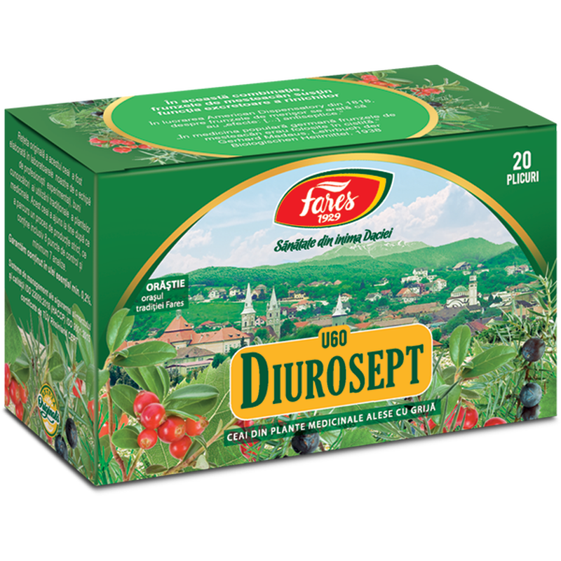 Diurosept, U60, ceai la plic, Fares | 20 plicuri