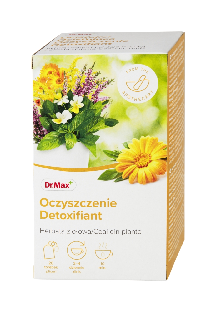 Dr. Max Ceai detoxifiant, 20 plicuri