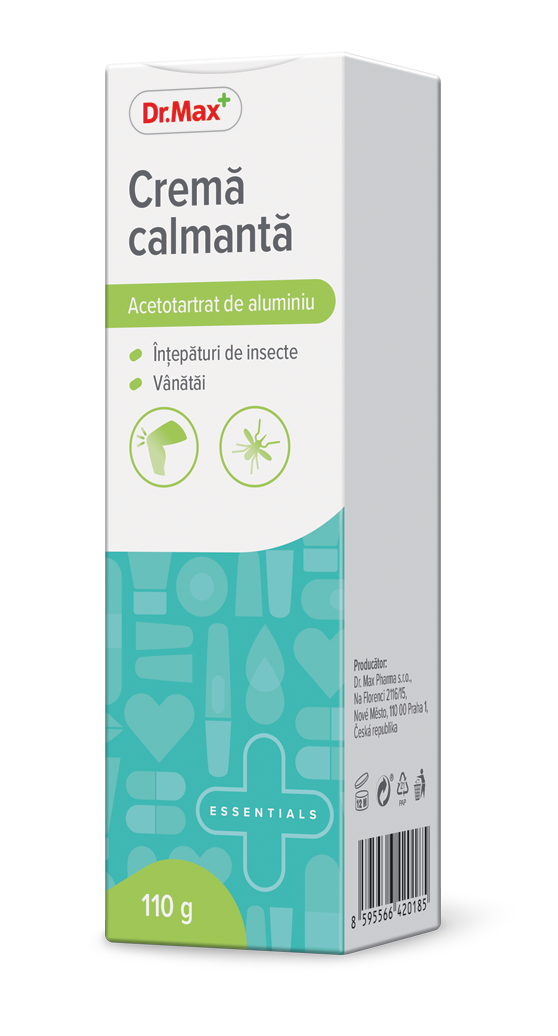 Dr. Max Crema calmanta cu acetotartrat de aluminiu, 110g