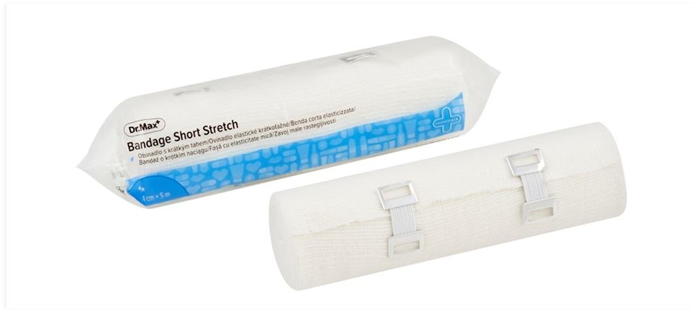 Dr. Max Fasa cu elasticitate mica 14 cm x 5 m, 1 bucata