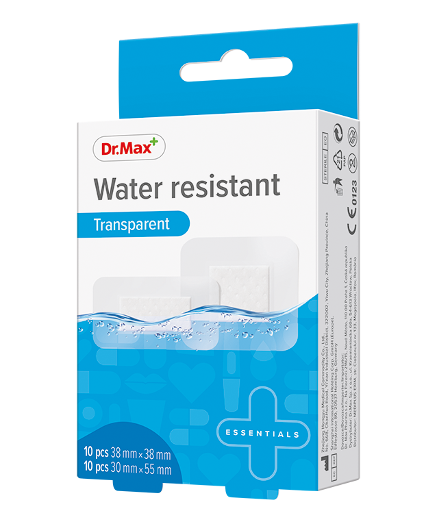 Dr. Max Plasturi rezistenti la apa 38 x 38mm, 10 bucati + 30 x 55mm, 20 bucati