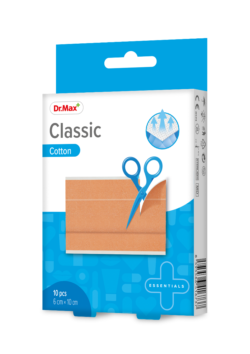 Dr. Max Plasturi sterili clasici 6-10cm, 10 bucati
