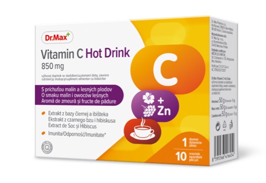 Dr. Max Vitamin C Hot Drink, 10 plicuri