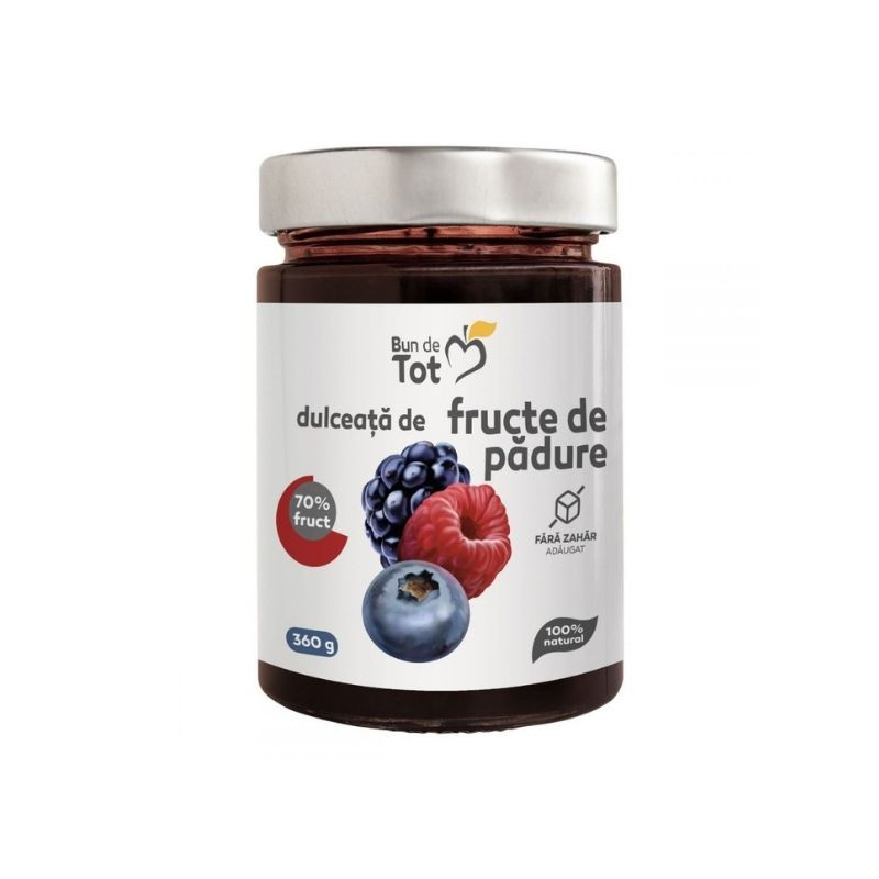 Dulceata din fructe de padure, 360 g, Dacia Plant