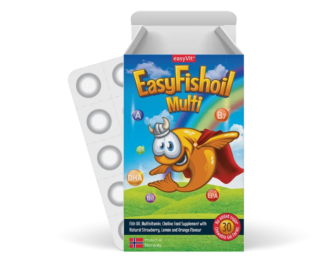 Easy FishOil Multi pentru copii, Ropharma | 30 comprimate masticabile