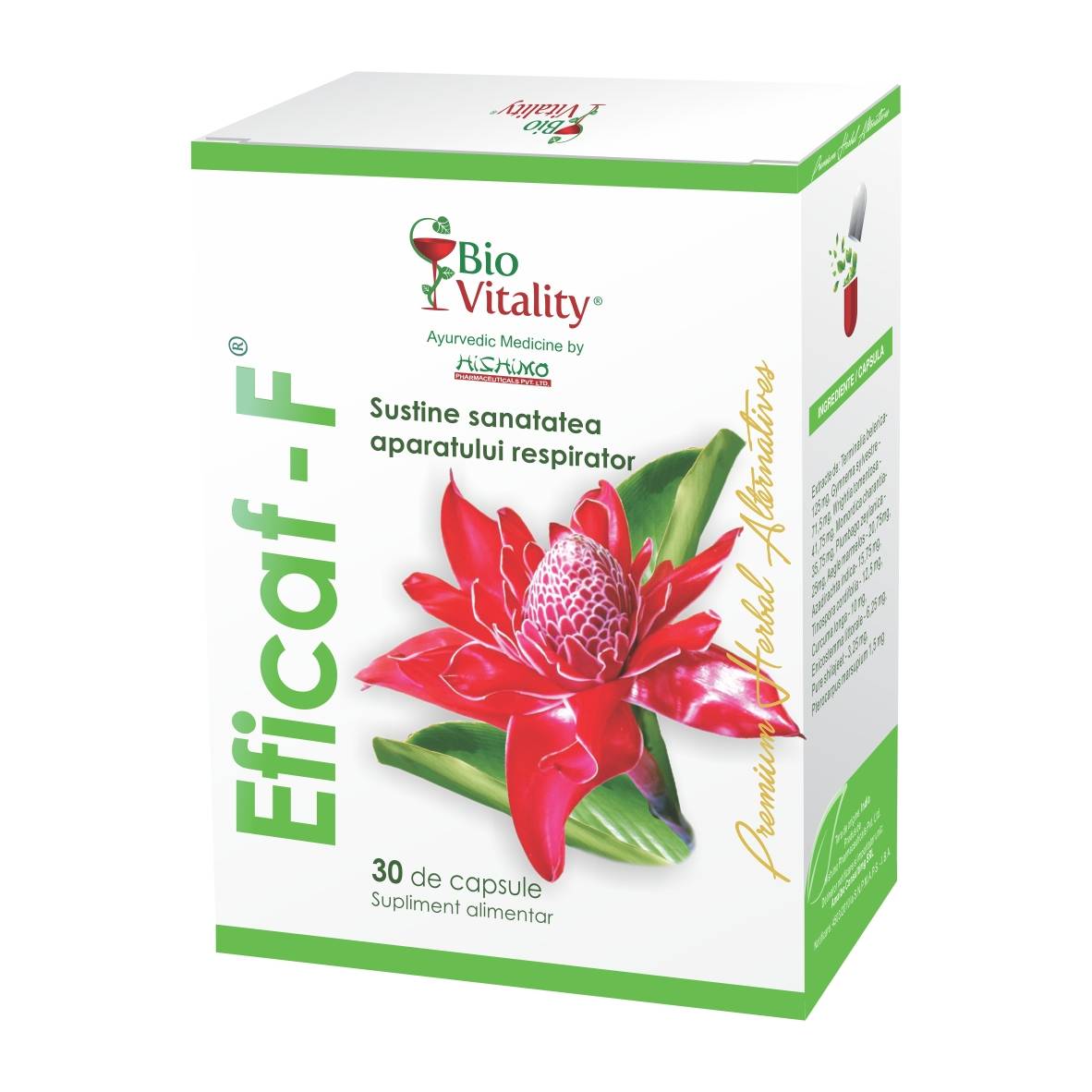Eficaf-F 30cps - BIO VITALITY - poza 1