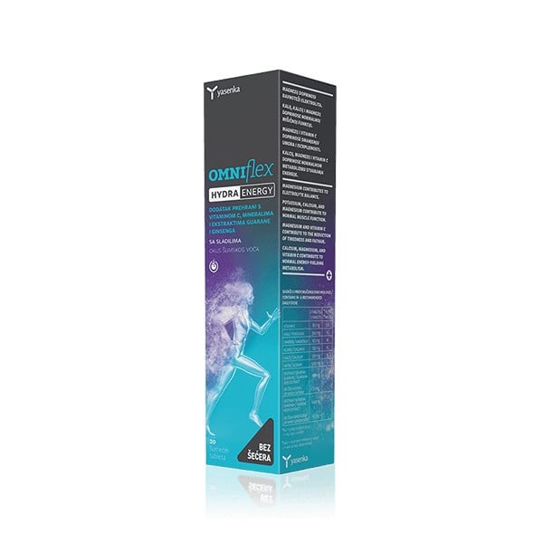 Electroliti ( Sodiu, Potasiu, Calciu, Magneziu ) 20 tablete efervescente, Hydra Energy - poza 1