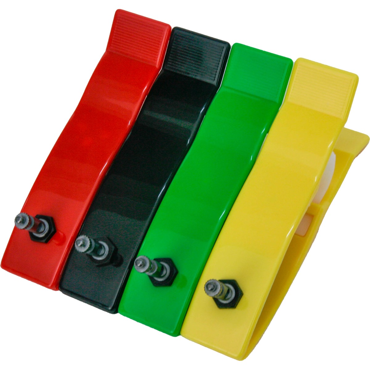 Electrozi EKG/ECG tip cleste pentru adulti, periferici, din plastic, 30x130 mm, 4 bucati