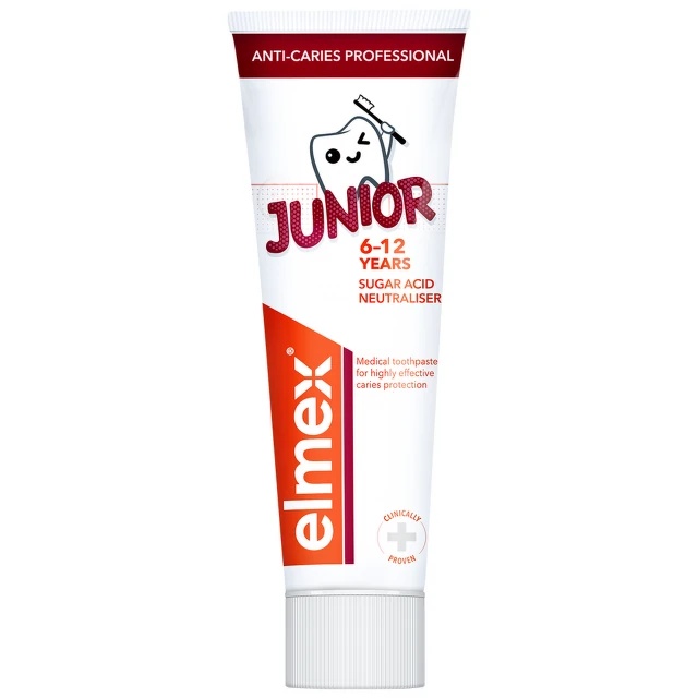 Elmex Pasta de dinti Junior Anticarie Profesional 6-12ani, 75ml