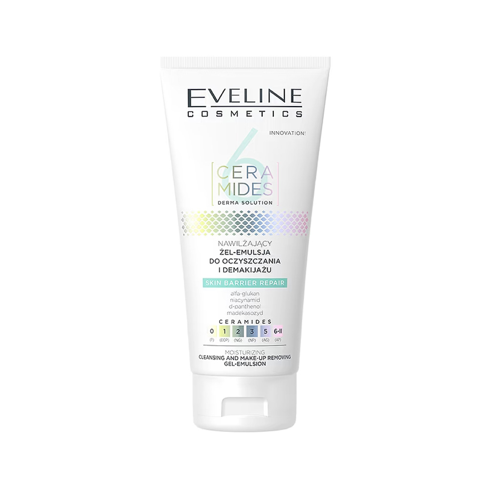 Emulsie-gel demachianta cu 6 ceramide, 150ml, Eveline Cosmetics