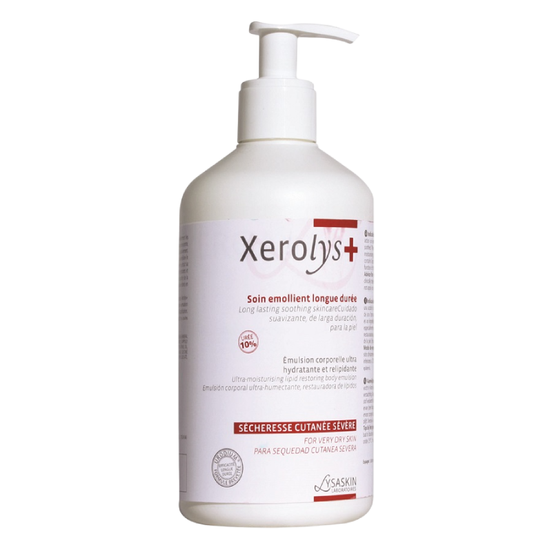 Emulsie pentru piele uscata Xerolys+, 200ml, Lab Lysaskin