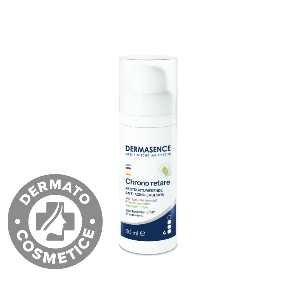 Emulsie restructuranta anti-aging pentru ten matur Chrono Retare 50+, 50ml, Dermasence