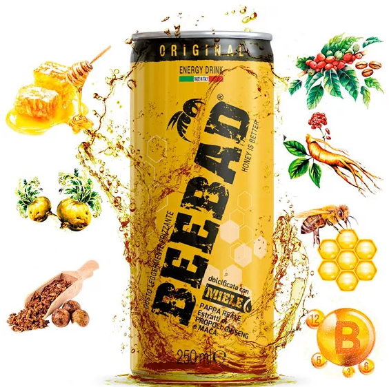 Energizant natural BeeBad, 250ml - poza 1
