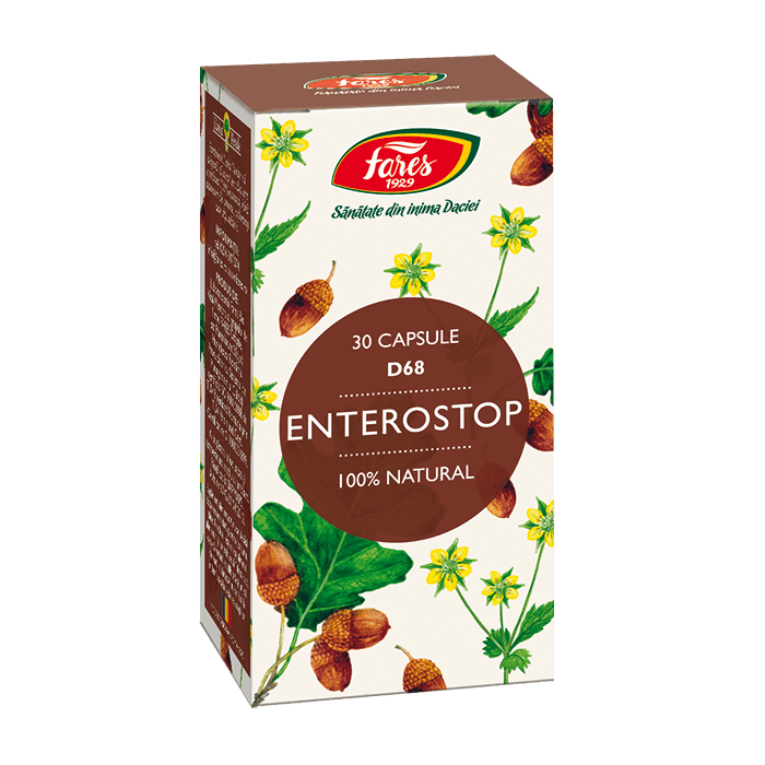 Enterostop D68, 30 capsule, Fares