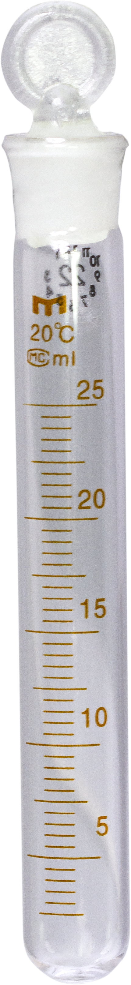 Eprubeta gradata cu dop rodat 25 ml