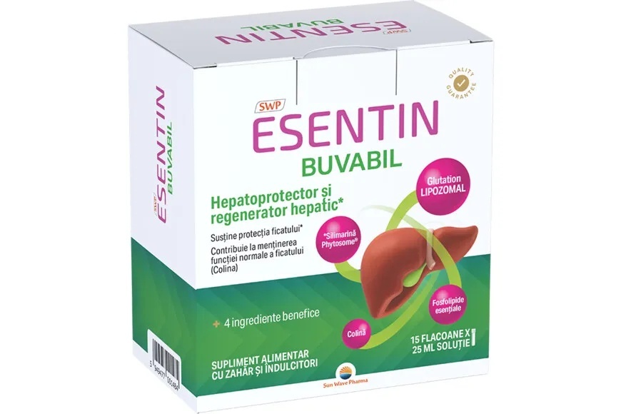 Esentin Buvabil 25ml, 15 flacoane, Sun Wave