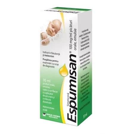 Espumisan 100 mg/ml, picături orale, 30 ml, Berlin-Chemie