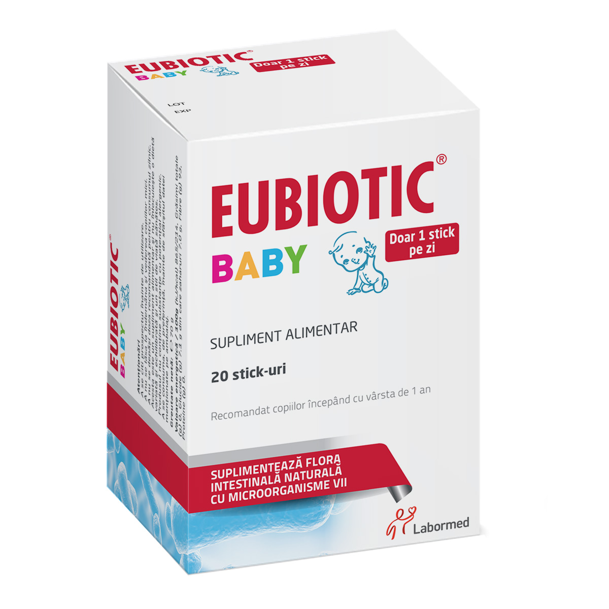 Eubiotic Baby, 20 stick-uri, Labormed