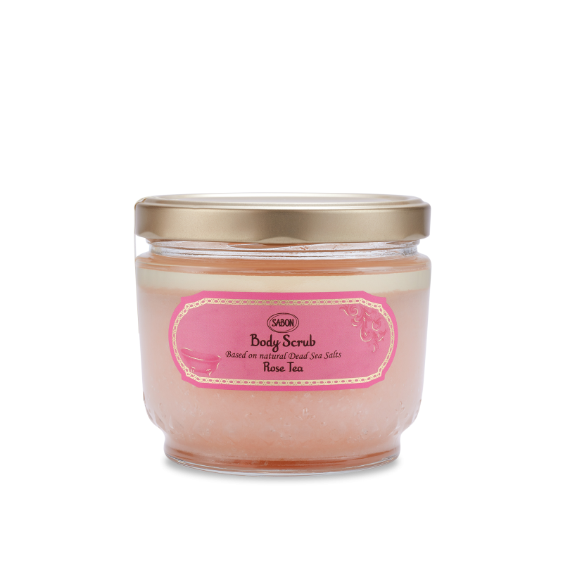 Exfoliant pentru corp Rose Tea, 600g, Sabon