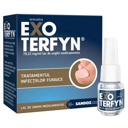 Exoterfyn lac de unghii medicamentos, Sandoz | 3,3 ml