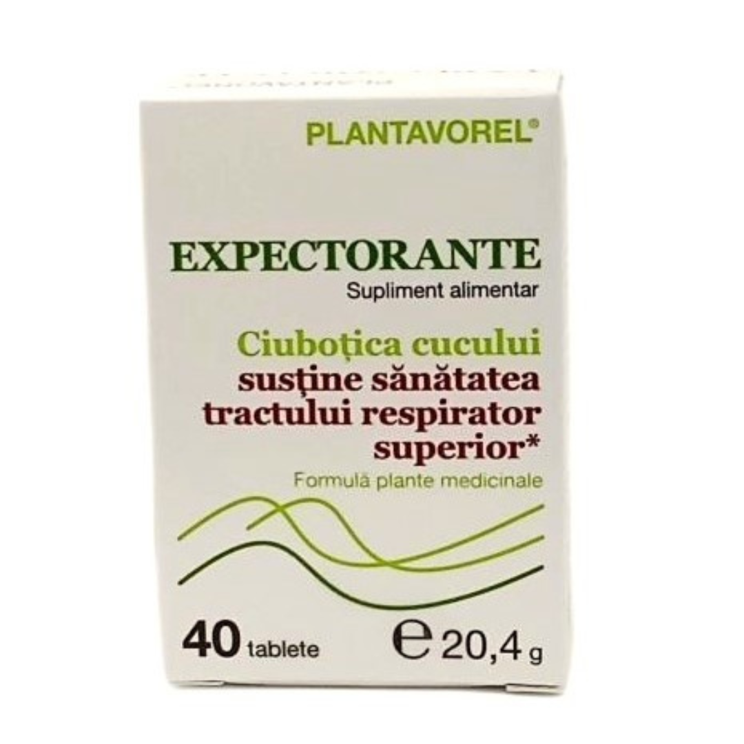 Expectorante, 40 tablete, Plantavorel