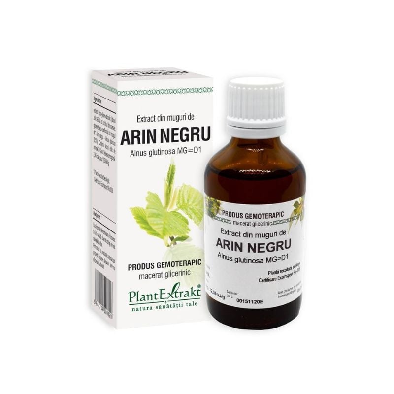 Extract din muguri de Arin Negru, 50ml, PlantExtrakt
