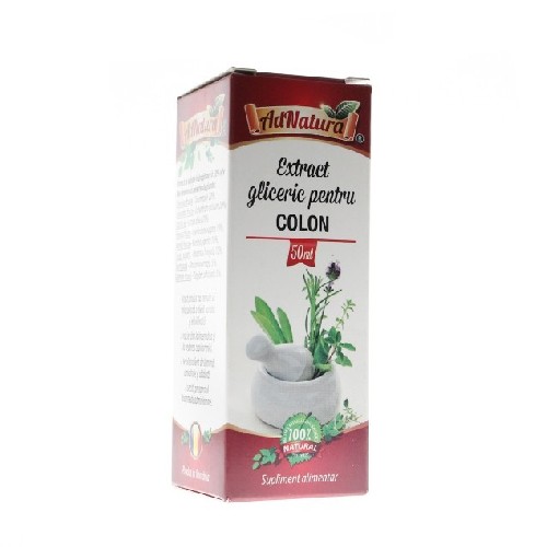 Extract Gliceric pentru Colon 50ml AdNatura