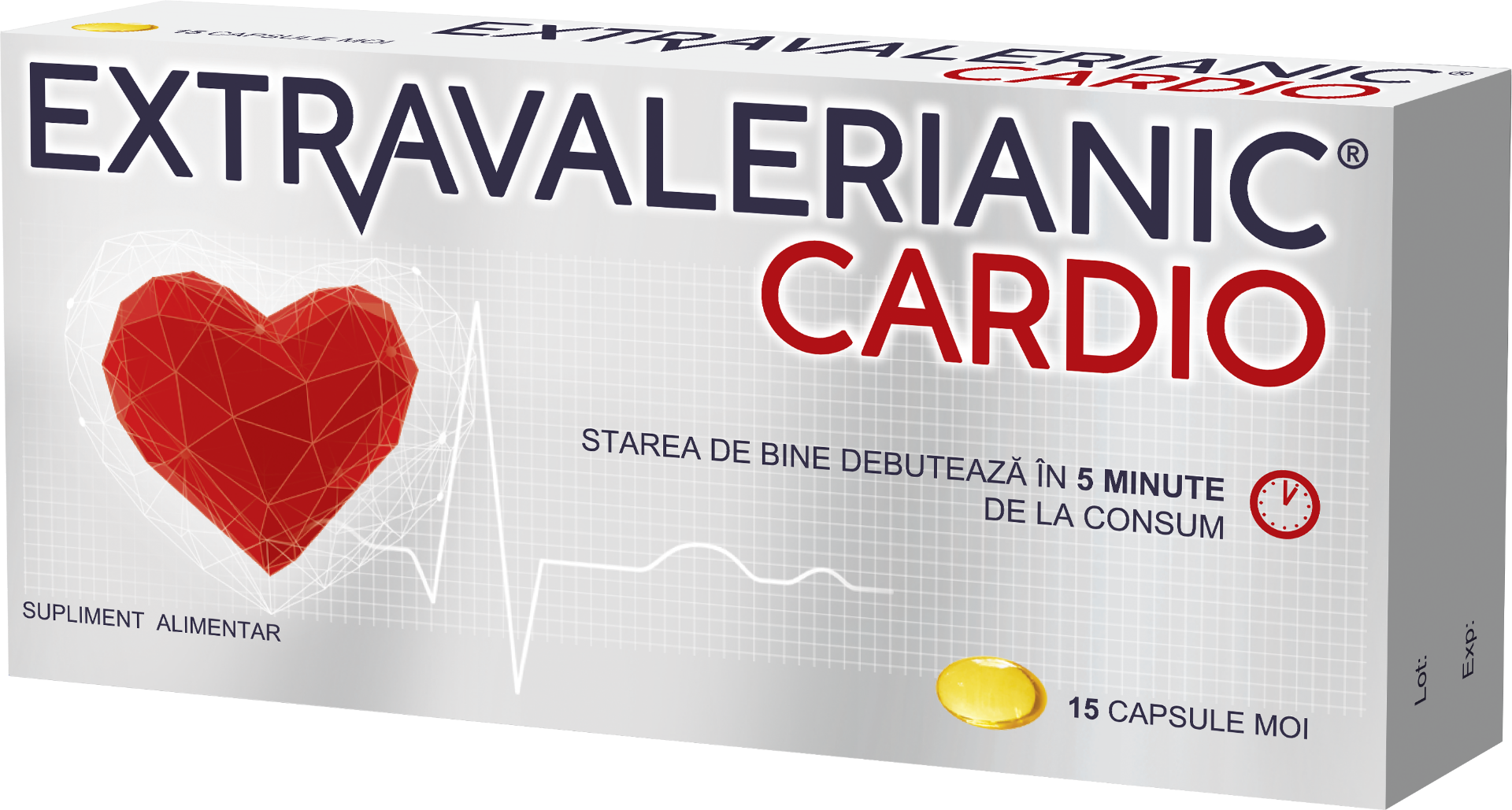 Extravalerianic Cardio, 15 capsule moi, Biofarm