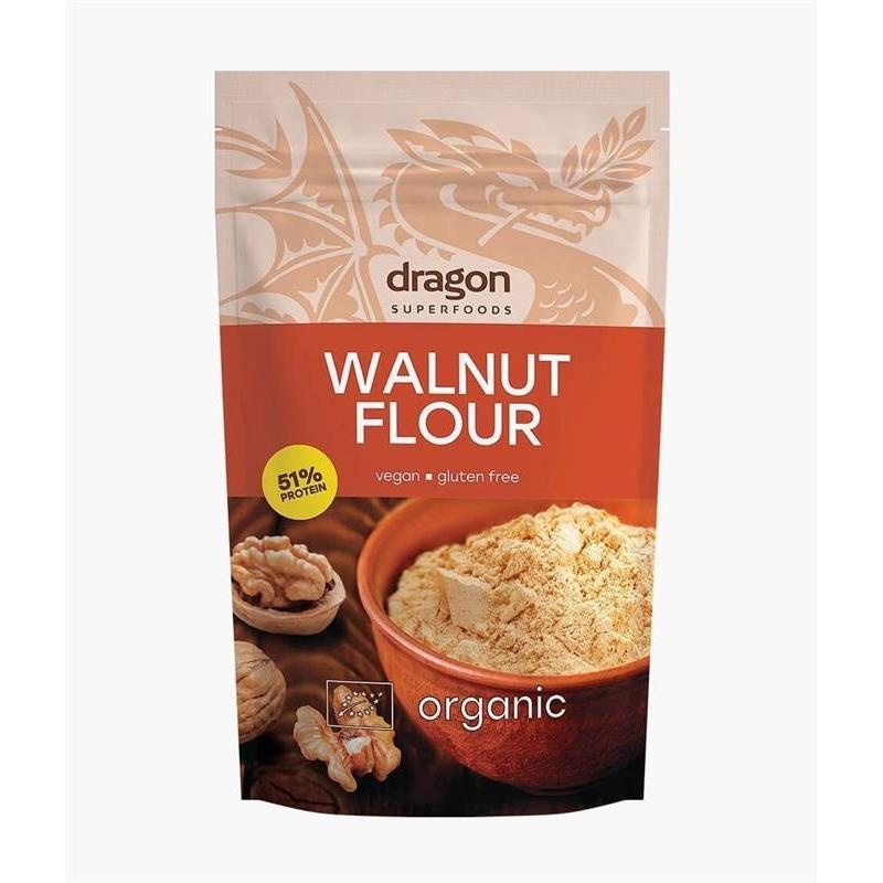 Faina bio fara gluten de nuci, 200g, Dragon Superfoods
