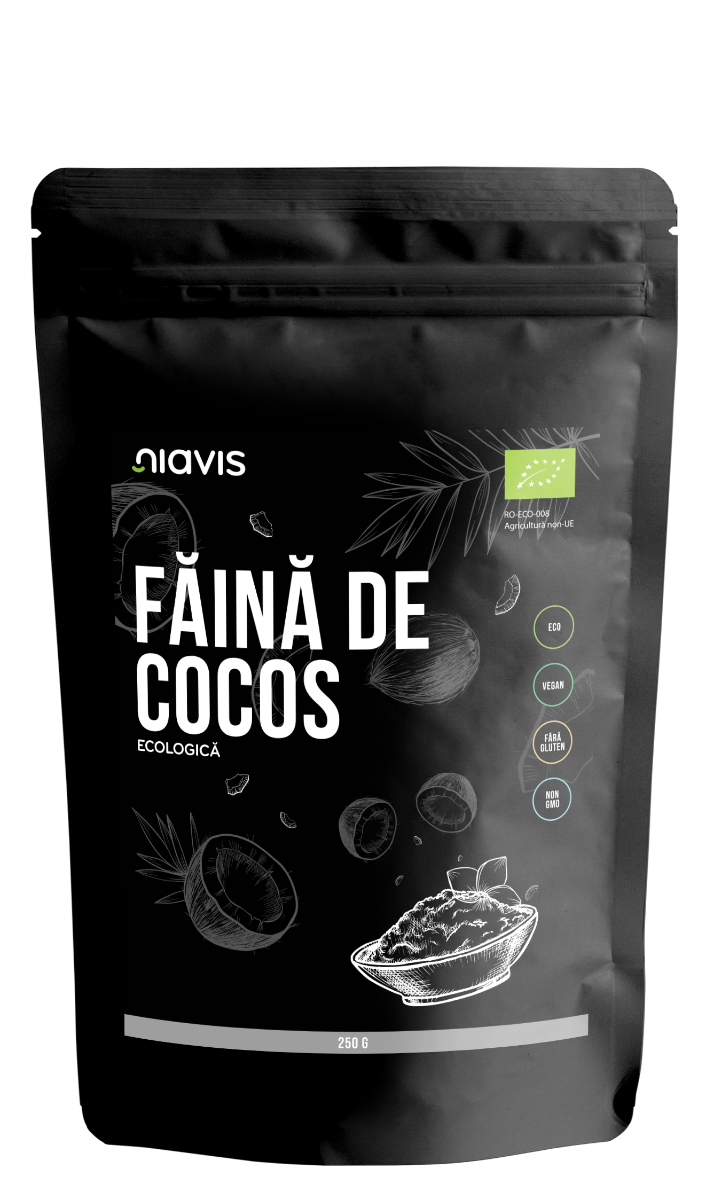 Faina de cocos ecologica, 250g, Niavis