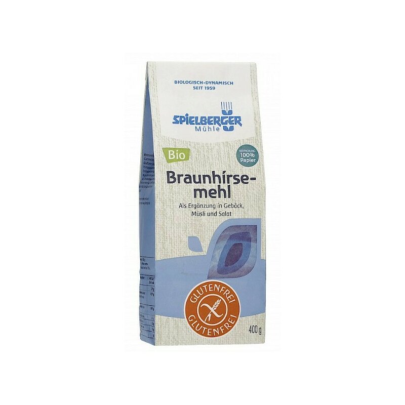 Faina integrala din mei brun bio 400g Spielberger