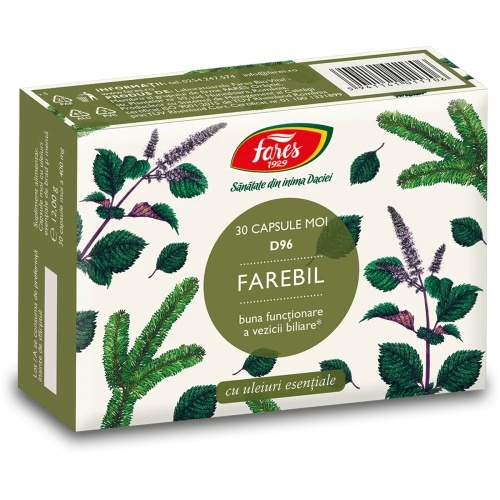 Farebil, 30 capsule moi, Fares