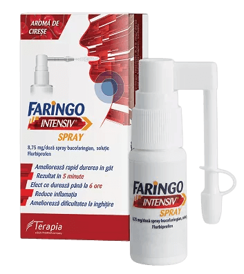 Faringo Intensiv spray 8,75 mg/doza, Terapia SA | 15 ml