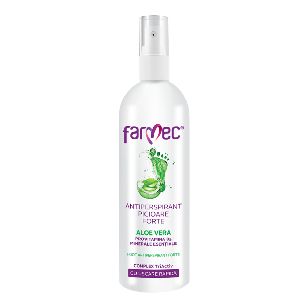 Farmec Antiperspirant Picioare Forte cu Aloe Vera, 200 ml